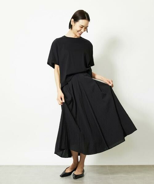 Maison de CINQ / メゾン ドゥ サンク ロング・マキシ丈スカート | ［小さいサイズ］トリオシアーチェックフレアスカート(セットアップ対応) | 詳細18