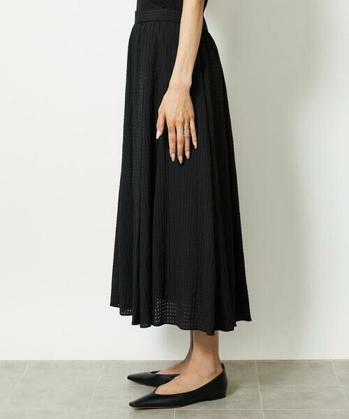 Maison de CINQ / メゾン ドゥ サンク ロング・マキシ丈スカート | ［小さいサイズ］トリオシアーチェックフレアスカート(セットアップ対応) | 詳細4