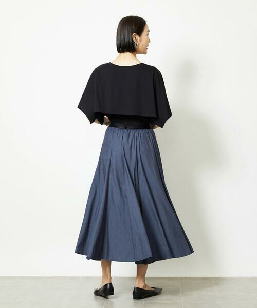 Maison de CINQ / メゾン ドゥ サンク ロング・マキシ丈スカート | ［小さいサイズ］シャンブレーデニムフレアスカート | 詳細15