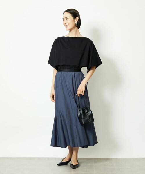 Maison de CINQ / メゾン ドゥ サンク ロング・マキシ丈スカート | ［小さいサイズ］シャンブレーデニムフレアスカート | 詳細16