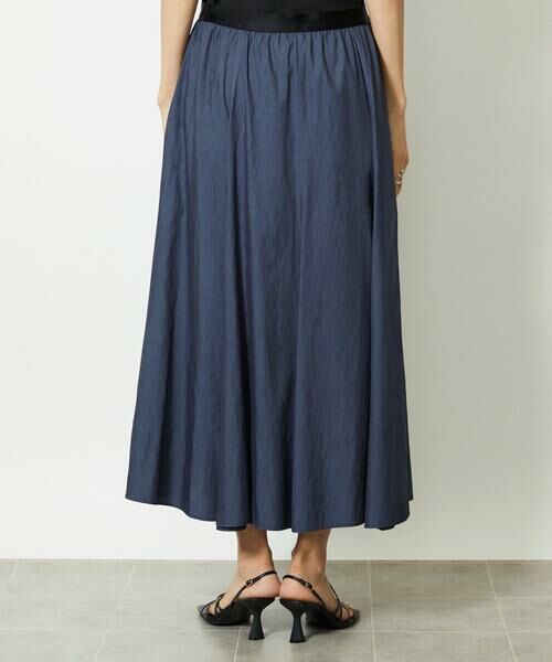Maison de CINQ / メゾン ドゥ サンク ロング・マキシ丈スカート | ［小さいサイズ］シャンブレーデニムフレアスカート | 詳細5