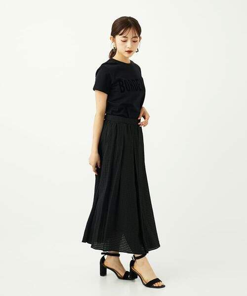 Maison de CINQ / メゾン ドゥ サンク カットソー | ［小さいサイズ］フロッキーロゴTシャツ | 詳細23