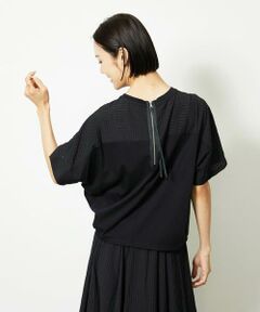 Maison de CINQ / メゾン ドゥ サンク カットソー | ［小さいサイズ］トリオシアーチェックカットソー(セットアップ対応)