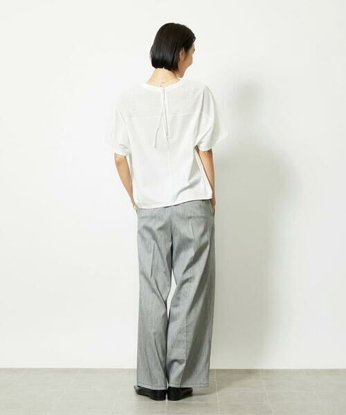 Maison de CINQ / メゾン ドゥ サンク カットソー | ［小さいサイズ］トリオシアーチェックカットソー(セットアップ対応) | 詳細16