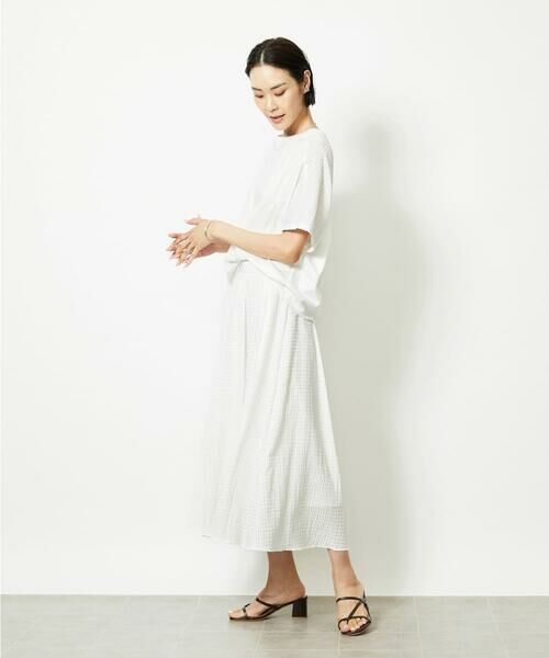 Maison de CINQ / メゾン ドゥ サンク カットソー | ［小さいサイズ］トリオシアーチェックカットソー(セットアップ対応) | 詳細18