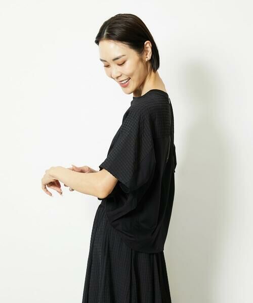 Maison de CINQ / メゾン ドゥ サンク カットソー | ［小さいサイズ］トリオシアーチェックカットソー(セットアップ対応) | 詳細4