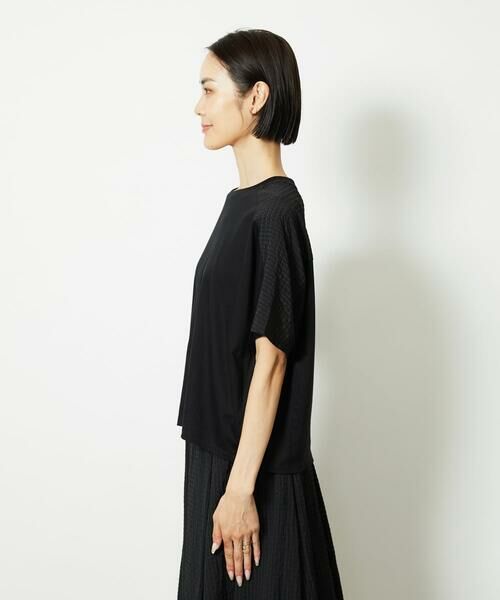 Maison de CINQ / メゾン ドゥ サンク カットソー | ［小さいサイズ］トリオシアーチェックカットソー(セットアップ対応) | 詳細6