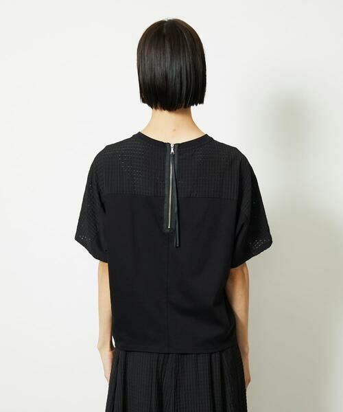 Maison de CINQ / メゾン ドゥ サンク カットソー | ［小さいサイズ］トリオシアーチェックカットソー(セットアップ対応) | 詳細7