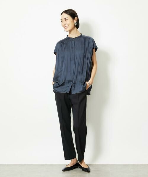 Maison de CINQ / メゾン ドゥ サンク その他パンツ | ［小さいサイズ］ツイルストレッチテーパードパンツ | 詳細16