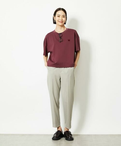 Maison de CINQ / メゾン ドゥ サンク その他パンツ | ［小さいサイズ］ツイルストレッチテーパードパンツ | 詳細18