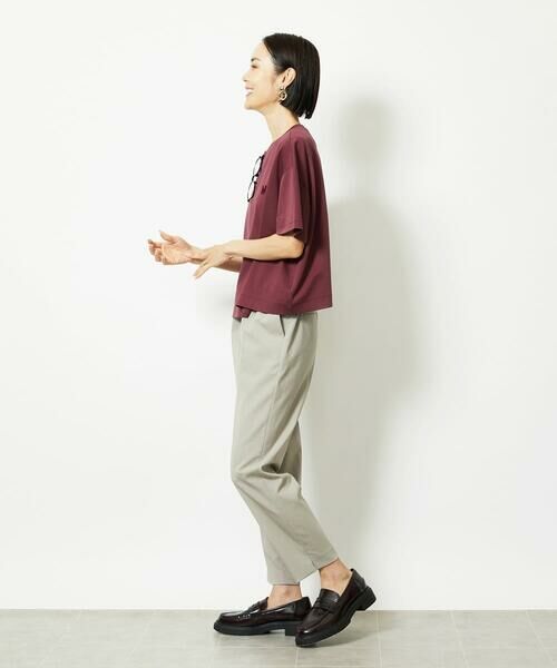 Maison de CINQ / メゾン ドゥ サンク その他パンツ | ［小さいサイズ］ツイルストレッチテーパードパンツ | 詳細19