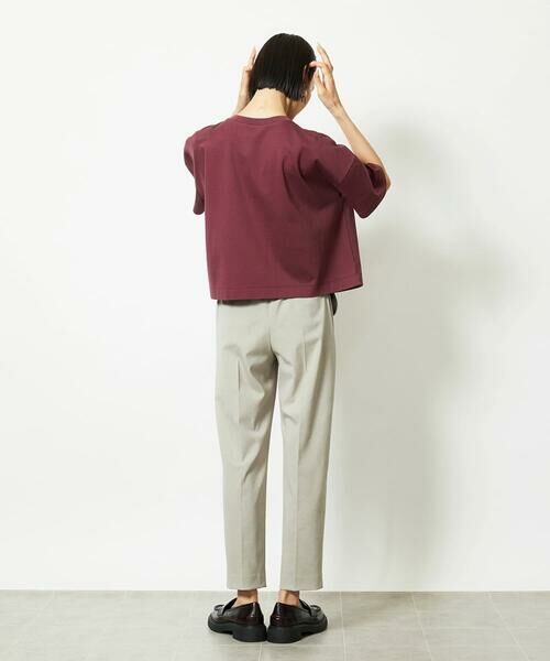 Maison de CINQ / メゾン ドゥ サンク その他パンツ | ［小さいサイズ］ツイルストレッチテーパードパンツ | 詳細20