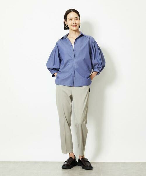 Maison de CINQ / メゾン ドゥ サンク その他パンツ | ［小さいサイズ］ツイルストレッチテーパードパンツ | 詳細21