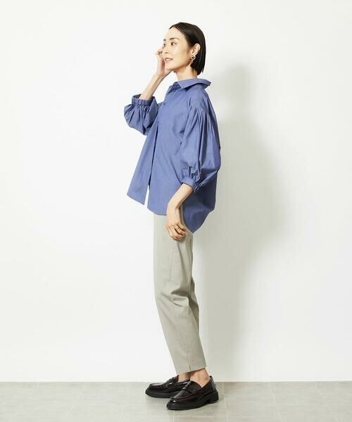 Maison de CINQ / メゾン ドゥ サンク その他パンツ | ［小さいサイズ］ツイルストレッチテーパードパンツ | 詳細22