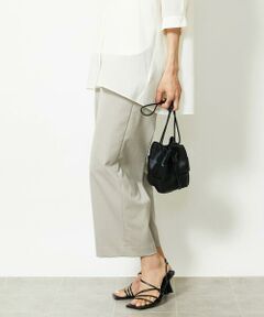 Maison de CINQ / メゾン ドゥ サンク その他パンツ | ［小さいサイズ］ツイルストレッチワイドパンツ