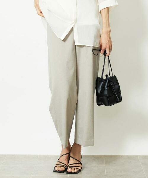 Maison de CINQ / メゾン ドゥ サンク その他パンツ | ［小さいサイズ］ツイルストレッチワイドパンツ | 詳細1