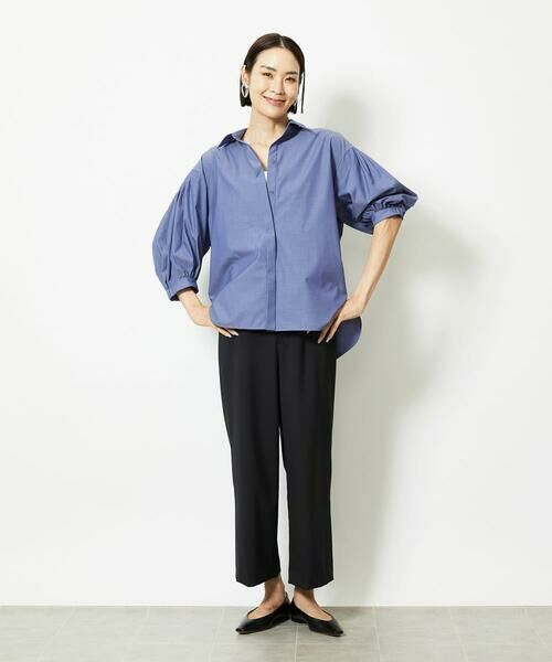 Maison de CINQ / メゾン ドゥ サンク その他パンツ | ［小さいサイズ］ツイルストレッチワイドパンツ | 詳細14