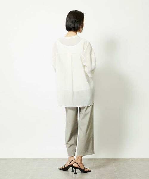 Maison de CINQ / メゾン ドゥ サンク その他パンツ | ［小さいサイズ］ツイルストレッチワイドパンツ | 詳細20