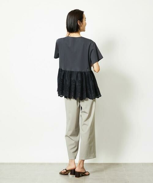 Maison de CINQ / メゾン ドゥ サンク その他パンツ | ［小さいサイズ］ツイルストレッチワイドパンツ | 詳細23