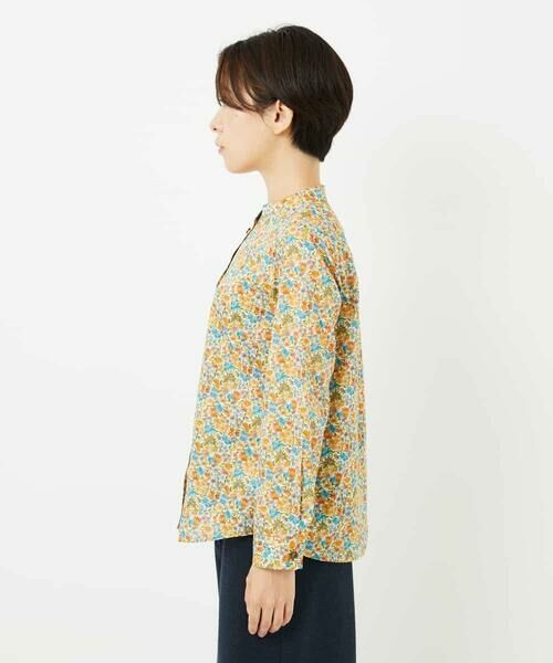 Maison de CINQ / メゾン ドゥ サンク シャツ・ブラウス | LIBERTYプリントシャツブラウス（Sandra Spring） | 詳細10