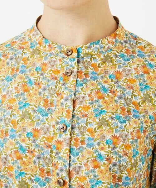 Maison de CINQ / メゾン ドゥ サンク シャツ・ブラウス | LIBERTYプリントシャツブラウス（Sandra Spring） | 詳細12