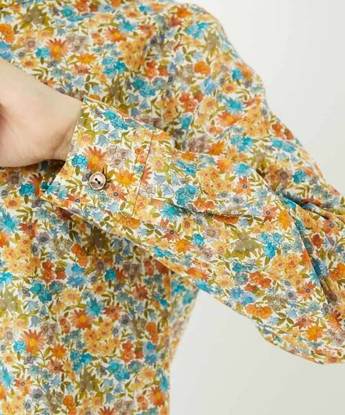 Maison de CINQ / メゾン ドゥ サンク シャツ・ブラウス | LIBERTYプリントシャツブラウス（Sandra Spring） | 詳細13