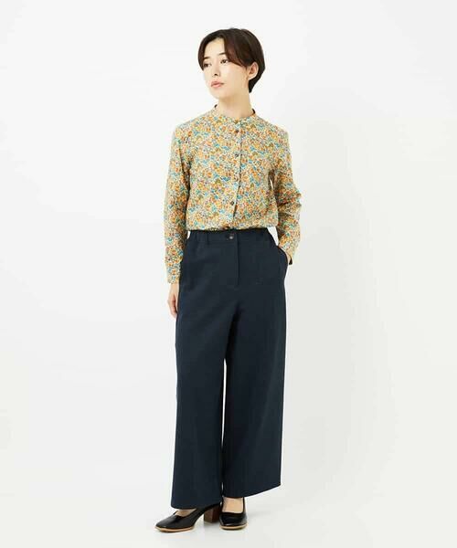 Maison de CINQ / メゾン ドゥ サンク シャツ・ブラウス | LIBERTYプリントシャツブラウス（Sandra Spring） | 詳細20