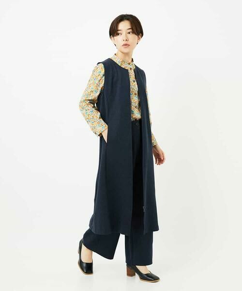 Maison de CINQ / メゾン ドゥ サンク シャツ・ブラウス | LIBERTYプリントシャツブラウス（Sandra Spring） | 詳細25