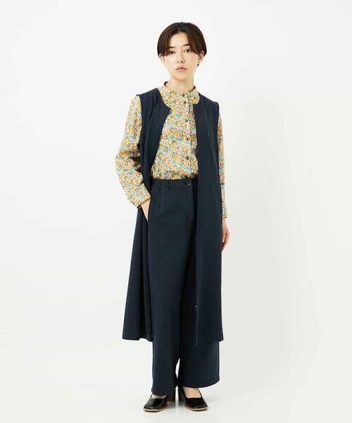 Maison de CINQ / メゾン ドゥ サンク シャツ・ブラウス | LIBERTYプリントシャツブラウス（Sandra Spring） | 詳細27