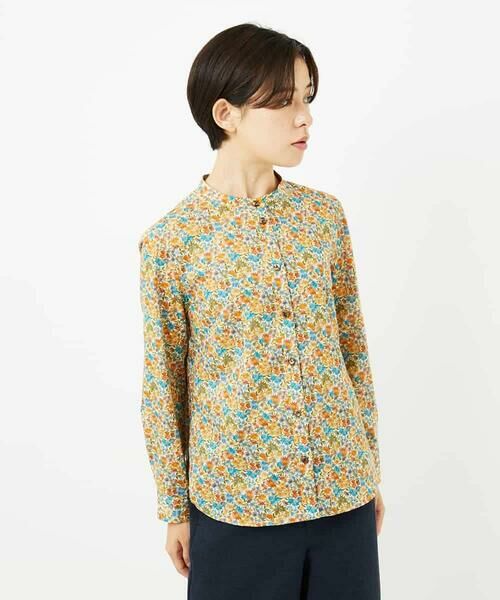 Maison de CINQ / メゾン ドゥ サンク シャツ・ブラウス | LIBERTYプリントシャツブラウス（Sandra Spring） | 詳細3