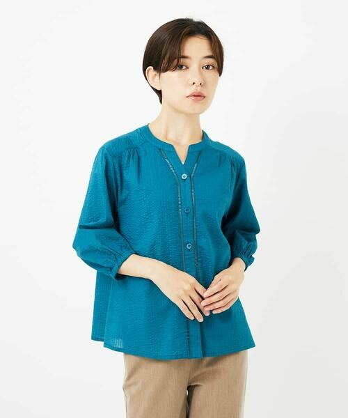 Maison de CINQ / メゾン ドゥ サンク シャツ・ブラウス | [セットアップ対応]ミラクルウェーブブラウス | 詳細5