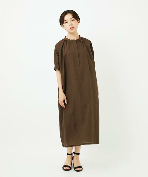 Maison de CINQ / メゾン ドゥ サンク ロング・マキシ丈ワンピース | [日本製]ミラクルウェーブワンピース | 詳細3