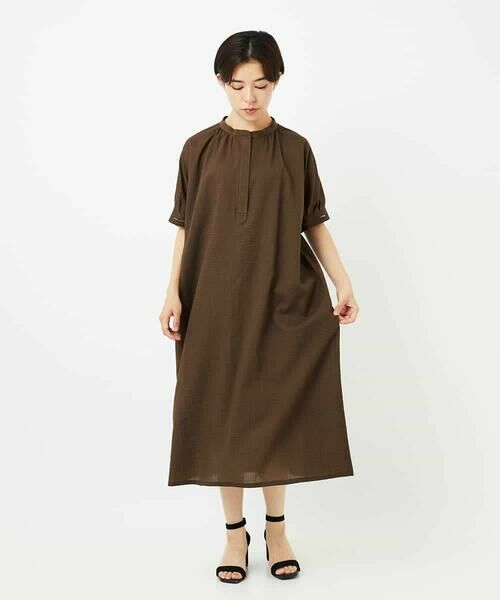 Maison de CINQ / メゾン ドゥ サンク ロング・マキシ丈ワンピース | [日本製]ミラクルウェーブワンピース | 詳細4