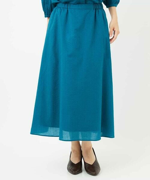 Maison de CINQ / メゾン ドゥ サンク ロング・マキシ丈スカート | [日本製]ミラクルウェーブスカート | 詳細2
