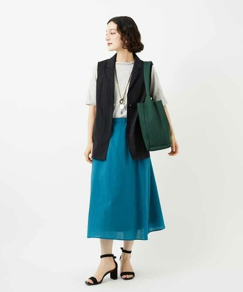 Maison de CINQ / メゾン ドゥ サンク ロング・マキシ丈スカート | [日本製]ミラクルウェーブスカート | 詳細28