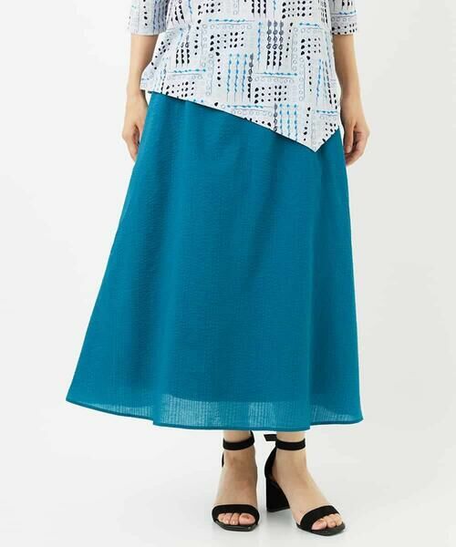 Maison de CINQ / メゾン ドゥ サンク ロング・マキシ丈スカート | [日本製]ミラクルウェーブスカート | 詳細3