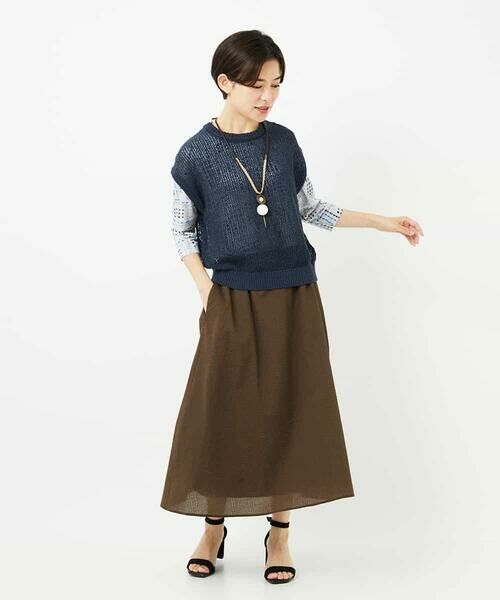 Maison de CINQ / メゾン ドゥ サンク ロング・マキシ丈スカート | [日本製]ミラクルウェーブスカート | 詳細30