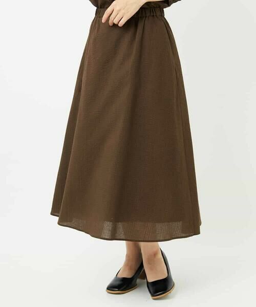 Maison de CINQ / メゾン ドゥ サンク ロング・マキシ丈スカート | [日本製]ミラクルウェーブスカート | 詳細5