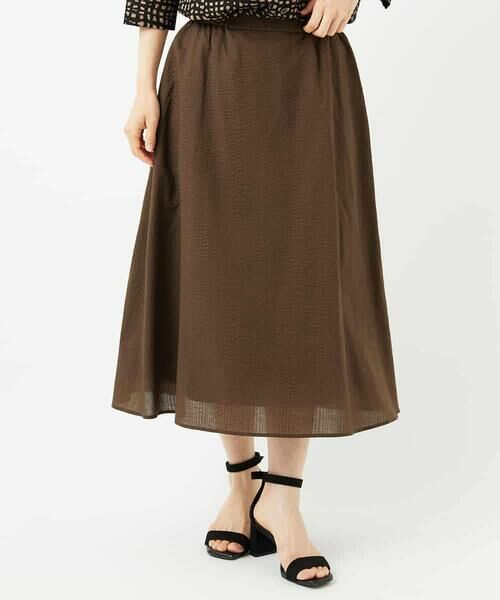Maison de CINQ / メゾン ドゥ サンク ロング・マキシ丈スカート | [日本製]ミラクルウェーブスカート | 詳細6