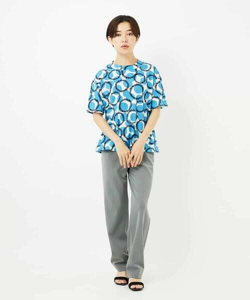 Maison de CINQ / メゾン ドゥ サンク カットソー | [接触冷感・日本製]ドットサークルプリントカットソー | 詳細12