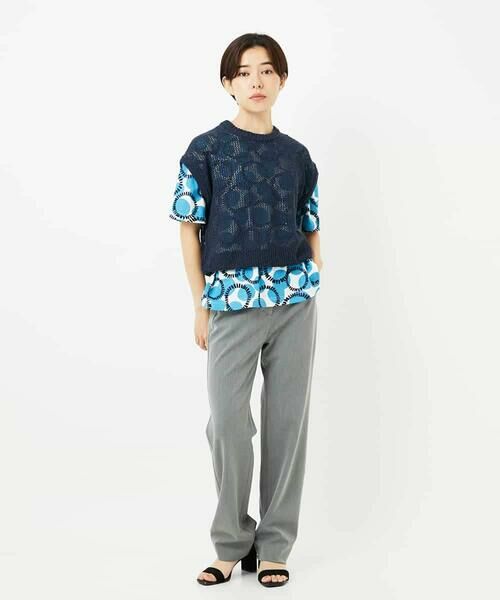 Maison de CINQ / メゾン ドゥ サンク カットソー | [接触冷感・日本製]ドットサークルプリントカットソー | 詳細16