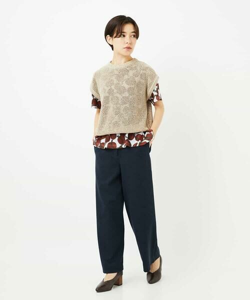 Maison de CINQ / メゾン ドゥ サンク カットソー | [接触冷感・日本製]ドットサークルプリントカットソー | 詳細21