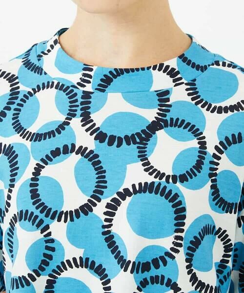 Maison de CINQ / メゾン ドゥ サンク カットソー | [接触冷感・日本製]ドットサークルプリントカットソー | 詳細7