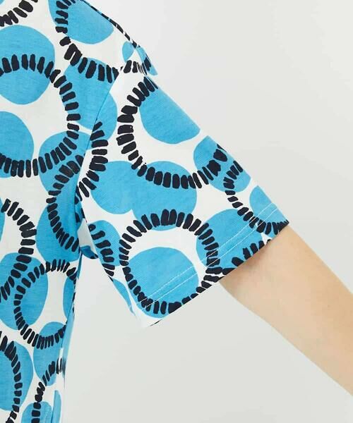 Maison de CINQ / メゾン ドゥ サンク カットソー | [接触冷感・日本製]ドットサークルプリントカットソー | 詳細8