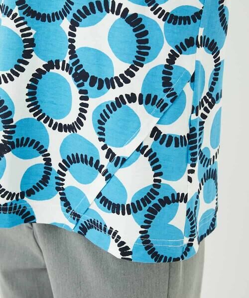 Maison de CINQ / メゾン ドゥ サンク カットソー | [接触冷感・日本製]ドットサークルプリントカットソー | 詳細9