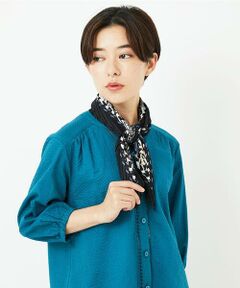 Maison de CINQ / メゾン ドゥ サンク マフラー・ショール・スヌード・ストール | パターンMIXプリーツプチスカーフ