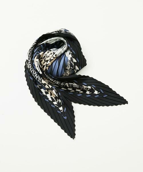 Maison de CINQ / メゾン ドゥ サンク マフラー・ショール・スヌード・ストール | パターンMIXプリーツプチスカーフ | 詳細7
