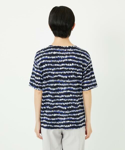 Maison de CINQ / メゾン ドゥ サンク カットソー | [日本製]ランダムボーダータックジャージーカットソー | 詳細7