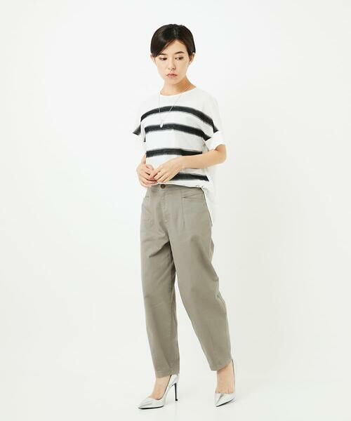 Maison de CINQ / メゾン ドゥ サンク カットソー | [接触冷感]スーパークールチュールボーダーカットソー | 詳細22