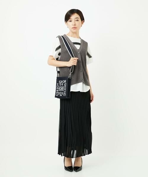 Maison de CINQ / メゾン ドゥ サンク カットソー | [接触冷感]スーパークールチュールボーダーカットソー | 詳細25